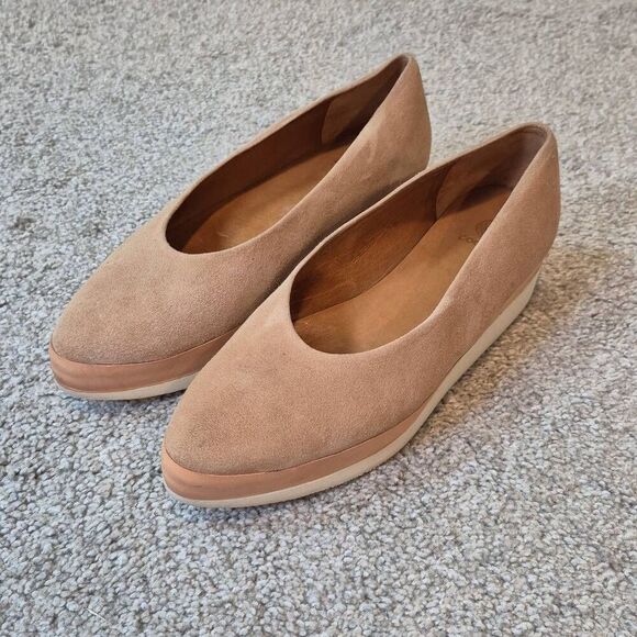 Coclico Perl Ante Tan Women's Platform Suede Shoes Size 9 - Picture 2 of 10